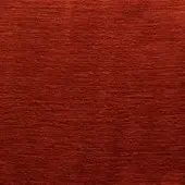 Terra velvet fabric sample, reddish-brown color, dense vertical striation, soft plush texture, tonal variations, Royal Botania acrylic collection.